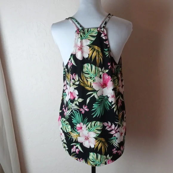 Love Delirious Maternity Floral Black Sleeveless Top - Picture 4 of 6